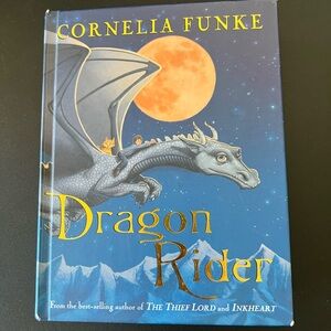 Dragon Rider by Cornelia Funke Hardcover - Blue